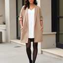 2 x Fleece Lined Sheer Tights Women, Black Skin Translucent Leggings Thermal Pantyhose Warm Stockings Tall (Medium)