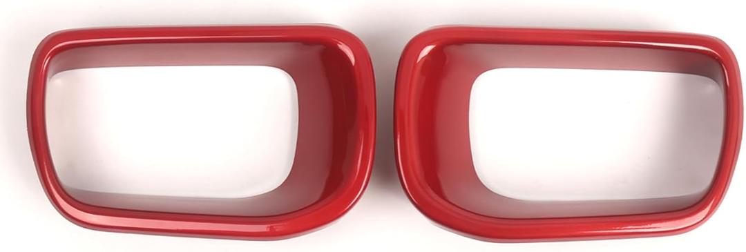 Shkalacar Front Bumper Air Brake Duct Cover Trim, Car Lower Grille Air Duct Frame Compatible with BMW Mini F55 F56 F57 S 2014-2021 OEM 51117337809 51117337810