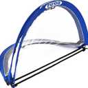 PUGG Pop Up Soccer Goal, Portable Training Football Knitted Poly Net Equipment, The Original Pickup Game Goal, Includes Two Goals & Bag
