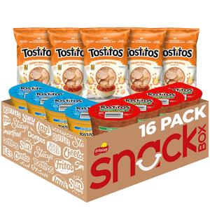 Tostitos Tortilla Chips Chip & Dip Pack, 3oz Tostitos Crispy Rounds & 3.8oz Medium Dip (EXP 02/24/26)