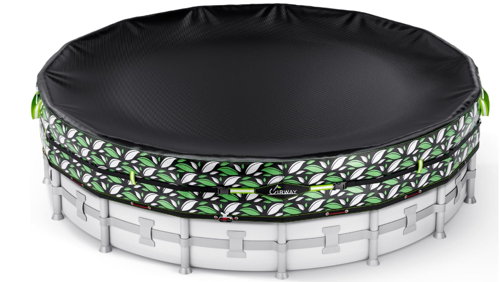 UIRWAY 2026 Upgrade 18FT Round Winter Pool Cover for Above Ground Pools
Extra-Thick 200 GSM Fabric, Handles -22°F Weather, Windproof, Tear-Resistant, Waterproof, UV Protection