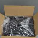 Mind Reader Stackable Paper Tray, Desktop Organizer, File Storage, Office, Metal Mesh, 4 Pcs., Black (13.3" x 9.8" x 11.3")