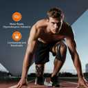 9 Pcs Precut Kinesiology Tape for Knees - Pro Waterproof and Breathable Knee Tape - Latex-Free and Elastic Athletic Tape for Stability Support