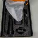 Compressed Air Duster, 260000RPM Cordless Electric Air Blower with Brushless Motor, 3-Speed Adjustable & Rechargeable  Powerful Dust Cleaner for Keyboard, Computer, Car, Outdoor, Air Bed (Black)