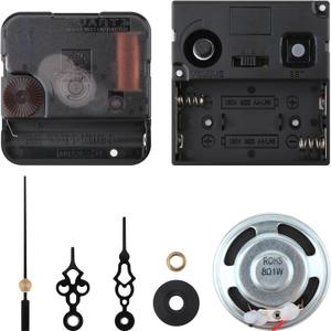 Fenteer Clock Movement Mechanism Quartz Kit with 7" Black Minute Hands 0.83" Thick Dial