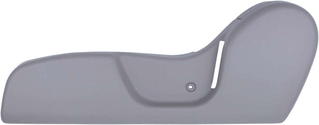 MOTOKU Left Driver Side Plastic Seat Trim Panel Bezel Grey for Toyota Tacoma 2001-2004 with Bucket Seats