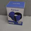 Travel Pillows for Airplanes, Airplane Pillow for Long Flight, Airplane Head Strap with Eye Mask for Sleep, Travel Neck Pillow for Car Road Trip, 360 Support Headrest, Stop Bobblehead, Black