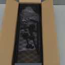 Cable Management, 25'' Cable Management Under Desk No Drill, Metal Cord Organizer with Clamp for Standing Desk, Cable Organizer for Home Office, Black (25'' (1 Pack))