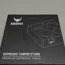 Walnut Espresso Tamping Station 54mm for Breville Machines Espresso Accessories Organizer Tamper Distributor Portafilter Holder and Multi Accessory Storage