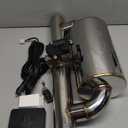 2.5 Inch Electric Valved Muffler Exhaust Cutout with Muffler Cat Back Exhaust System Kit