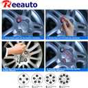 12x1.5 Lug Nuts 20 Pcs Chrome Closed End Mag Style Lug Nuts with Washer 13/16" (21mm) Hex Compatible with Toyota Camry/Corolla/Tacoma Lexus