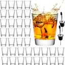 Shot Glasses Bulk 36 Pack 1.7oz / 50 ml Clear Shot Glass with Heavy Base Shot Glasses Bulk for Whiskey, Tequila, Vodka, Liqueur, Bars Gift Box