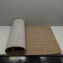 Plow & Hearth Dalton 2x3'6" Fireproof Hearth Rug | Mocha | Wool Blend Fireplace Mat | Hearth Rugs for Fireplaces Fire Resistant | Protect Hardwood Floor and Carpet from Sparks and Embers Wood Stove