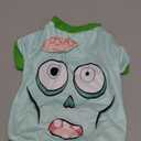 Petitebella Halloween Theme Puppy Dog Shirt (Zombie, Medium)