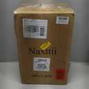 NAXTTII Solar Sconce Lights Outdoor 15.7 Inch Height Exterior Lighting Fixture Dusk to Dawn Outdoor Solar Wall Lamp with Water Ripple Glass Black Finish and Waterproof