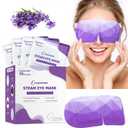 16 Packs Steam Eye Mask, Heated Eye Mask for Sleeping, Warm Compress for Eyes, Self Heating Disposal Steam Mask for Home Sleep, Office, Spa, Travel Essentials Valentine's Day Gift (Lavender)