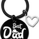Best Dad Ever Gifts Gifts For Fathers Day From Daughter Son Kids Cool Dad Keychain Gifts For Fathers Day Birthday Thoughtful Men's Christmas Birthday Gifts For Father From Daughter Son