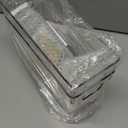 Breastmilk Storage Container with L Shaped Separator Boards, Dividers Will Flatten Standing Breast Milk Bags in Organizer Bins Save Refrigerator Space | 2 Containers-Green