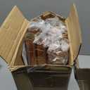 Wood Double Curtain Rod, Boho Decorative Long Dual Curtain Rod 66 to 120 Inch, 1 Inch Adjustable Heavy Duty Rustic Farmhouse Spliced Drapery Rods, Modern Faux Wood Grain Design