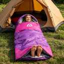SWTMERRY Sleeping Bag 3 Seasons (Summer, Spring, Fall) Warm & Cool Weather - Lightweight, Waterproof Indoor & Outdoor Use for Kids, Teens & Adults for Hiking and Camping