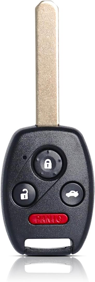 MechanMagic Key Fob Remote Replacement Fits for Honda Civic EX Si Hybrid 2006 2007 2008 2009 2010 2011 2012 2013 Acura Mdx 2007-2013 N5F-S0084A Keyless Entry 4 Buttons Remote Control 35111-SVA-306