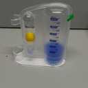 Incentive Spirometer Adult, Lung Exerciser Device, Breathing Trainer - 6000ML Inhale Volume Measurement, Equipped with Ball Flow Rate Indicator & Scale Indicator