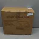 Vinyl Record Player Turntable with Built-in Bluetooth Receiver & 2 Stereo Speakers, 3 Speed 3 Size Portable Retro Record Player for Entertainment and Home Decoration (Brown)