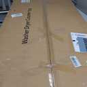 Washer Dryer Countertop, 27.5" D x 54" W Washer and Dryer Topper Covers with Edge Rails, Wood Laundry Room Countertop Shelves for Laundry Room Organization and Storage (Brown), 54.01" x 26.01" x 2.17"