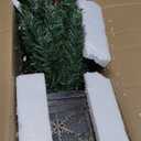 2PCS 3FT Christmas Tree with Lights Small Artificial Christmas Tree PVC Pre-lit Christmas with 78 Warm LED Tree Red Berries Pine Cone Tree for Party Indoor Outdoor Holiday Home Decoration