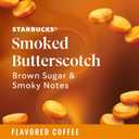 Starbucks K-Cup Coffee Pods, Smoked Butterscotch Flavored for Keurig Makers, 100% Arabica, Limited Edition, 1 Box (22) (EXP 06/18/27)
