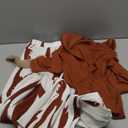 Asbabiy Girls Autumn Flower Print Long Sleeve Top Loose Wide Leg Casual Jumpsuit (10-11 Years, Red)