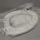 Bemis 7300SLEC Slow Close Toilet Seat, Easy Clean Hinges and Durable Plastic Seat, Made in USA, Elongated, White