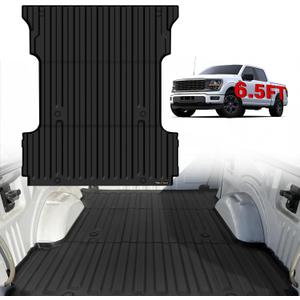 TripleAliners Truck Mat Compatible with 2015-2026 Ford F150 6.5FT Accessories, Truck Bed Mat Heavy Duty Custom Fit All Weather Protection TPE Pickup Liner