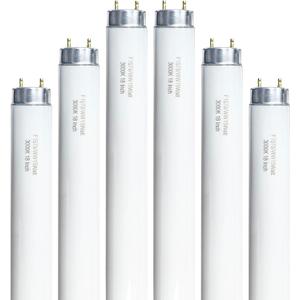 18 Inch F15T8/WW 15W Soft White Fluorescent Bulb Compatible with Philips Alto ECO GE Staco Light Fixture, T8 Fluorescent Bulb 15 Watt 3000K, 900 Lumens 6 Count