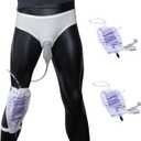 Mens Incontinence Underwear 3 Urine Bags for Leak-Free Comfort (Medium) (Colorless)