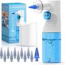 Ear Irrigation Kit, Manual Earwax Removal, Safe Ear Cleaning for Built-Up Wax, Effective Ear Irrigation Flushing System, Gentle Ear Flushing Kit for Adults and Kids at Home