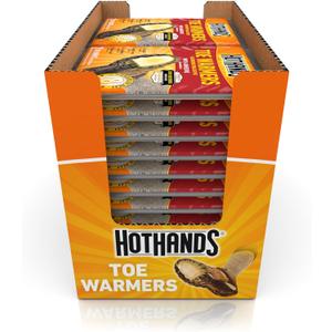 HotHands Toe Warmers - Long Lasting, Odorless, Air Activated - Up to 8 Hours of Heat - Pack of 10 HotHands Toe Warmers - Long Lasting, Odorless, Air Activated - Up to 8 Hours of Heat - Pack of 10