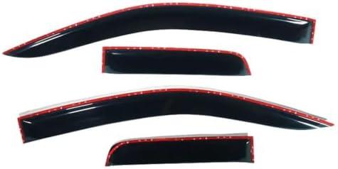 for Ford Ranger Extra Cab 2012-2021 | Window Visor Side Wind Deflector Rain Weathershield