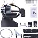 Right Hand Drive Conversion Kit, Gas and Brake Dual Pedal RHD Control, Driving School Postal Carrier Right Side Drive, RHD Pedal Kit for Driver Training Vehicle Universal Dual Control Pedal