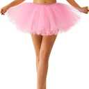 Spooktacular Creations Women Tutu Skirt Costume Adult Halloween Tutus for Halloween Costume Cosplay Party (Pink)