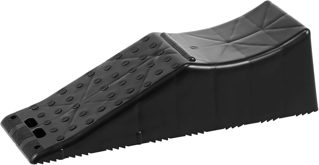 Heavy Duty Car Ramps for Oil Change,RV Wheel Ramp 20,000lbs Capacity,5.5" Lift Non-Slip Portable Vehicle Service Ramps for RV, Camper, Trucks,SUVs,Tandem Axle Trailer Tire Repair & Replacement(1 pack)