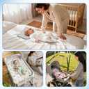 Reflux Pillow for Baby, Baby Lounger Pillow for Infant Support Cushion Reflux Breastfeeding Pillow, Babies Feeding Support Pillow for Reducing Spit-Up with Safety Strap