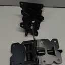 skysen Carbon Steel Vinyl Wood Fence Self Closing Gate Hinges Black(2063-cs-p)