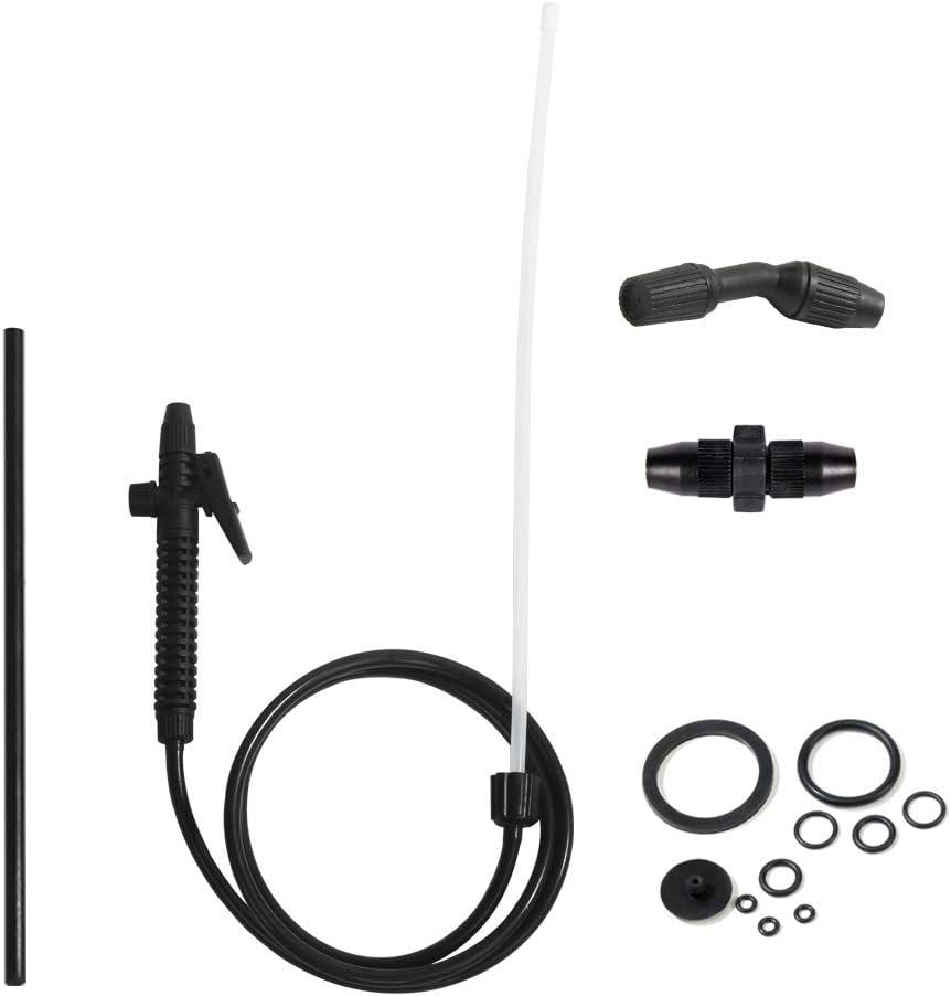 Shoulder Portable Sprayer Accessories including Shoulder-Type Hose, Suction Pipe, O-Ring Kits, Switch Handle, Spray Boom, Nozzle, Safety Valve and Extension Joint Suitable for Most 0.8/ 1.3/ 2.1 gal