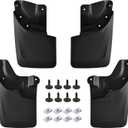 SPEEDWOW Mud Flaps Splash Guards Fit for 2016-2022 Toyota Tacoma with Fender Flares (Except SR Models), Front and Rear Mudflaps Splash Guards 4Piece/ Set （No Drilling Required)
