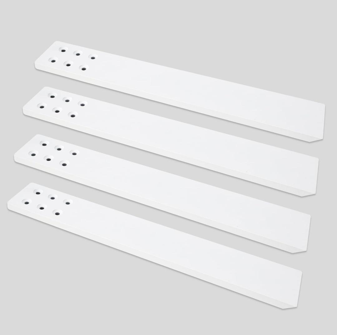 Countertop Support Bracket 4 Pack 16" Lx 2.5" W Hidden White Knee Wall Support Countertop Bracket 3/8" Thick Heavy Duty for Quartz/Granite/Wood/Concret Countertops Screws Included Countertop Support Bracket 4 Pack 16" Lx 2.5" W Hidden White Knee Wall Support Countertop Bracket 3/8" Thick Heavy Duty for Quartz/Granite/Wood/Concret Countertops Screws Included