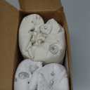 2Pack Mini Crib Sheets Fitted  38x26 Pack N Play Sheets for Pack and Play Mattress, Organic Cotton, Soft & Breathable Playard Bedding, Neutral Mini Toddler Bed Cover for Boys, Girls (Bumble Bear)