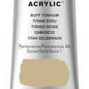 Winsor & Newton Professional Acrylic Paint, 200ml (6.75-oz) Tube, Buff Titanium