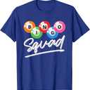 Bingo Player Bingo Squad Gambler Lottery Bingo T-Shirt M