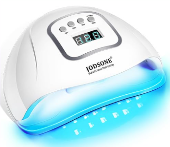 JODSONE U V Nail Lamp LED Gel Nail Dryer Gel Nail Lamp with Auto Sensor and 4 Timers Home Salon Use Nail Tools